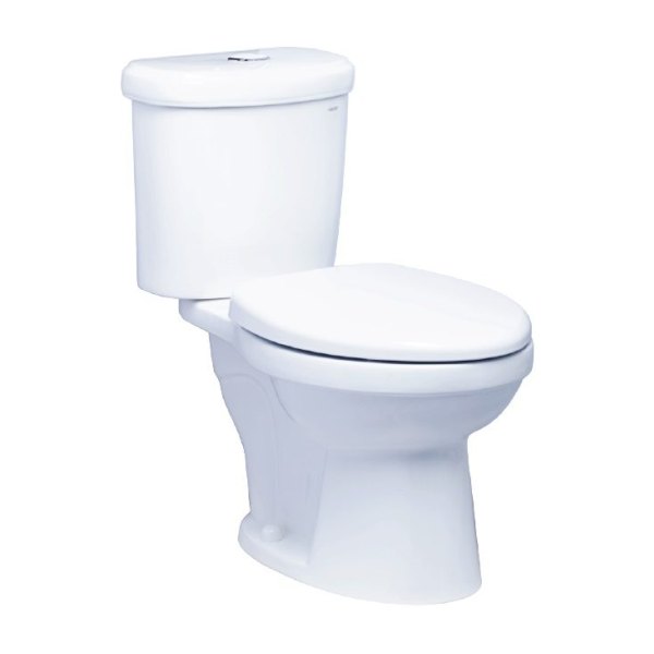 Bồn Cầu CAESAR CD1338 2 Khối Nắp thường
