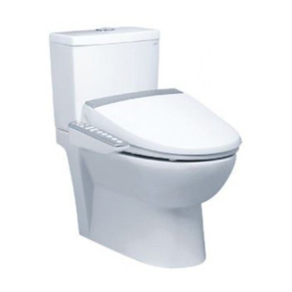 Bồn Cầu CAESAR CD1340/TAF200H 2 Khối Nắp Điện Tử