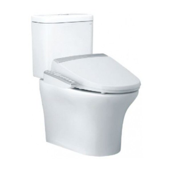 Bồn Cầu CAESAR CD1341/TAF200H 2 Khối Nắp Điện Tử
