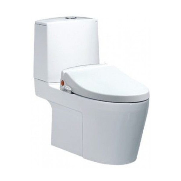 Bồn Cầu CAESAR CD1345/TAF050 2 Khối Nắp Rửa Cơ