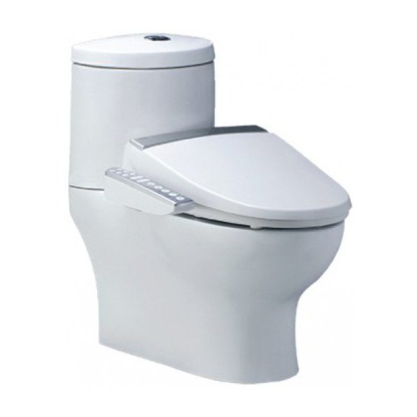 Bồn Cầu CAESAR CD1349/TAF200H 2 Khối Nắp Điện Tử