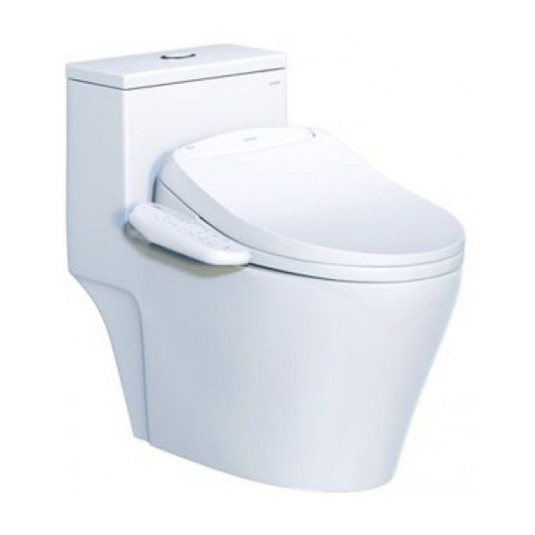Bồn Cầu CAESAR CD1356/TAF400H 1 Khối Nắp Điện Tử