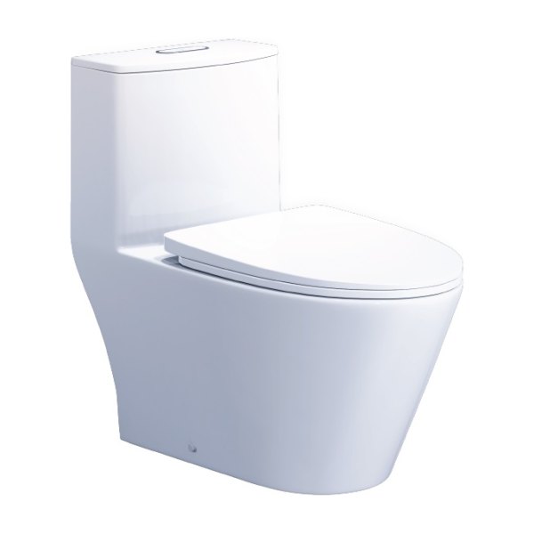 Bồn Cầu CAESAR CD1363 1 Khối Nắp Êm