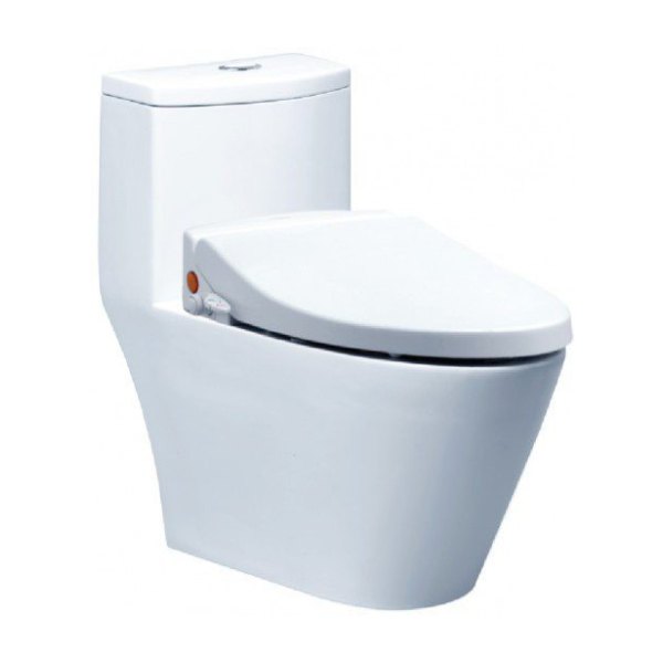 Bồn Cầu CAESAR CD1363/TAF050 1 Khối Nắp Rửa Cơ