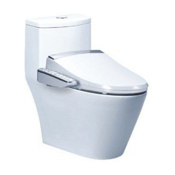 Bồn Cầu CAESAR CD1363/TAF200H 1 Khối Nắp Điện Tử