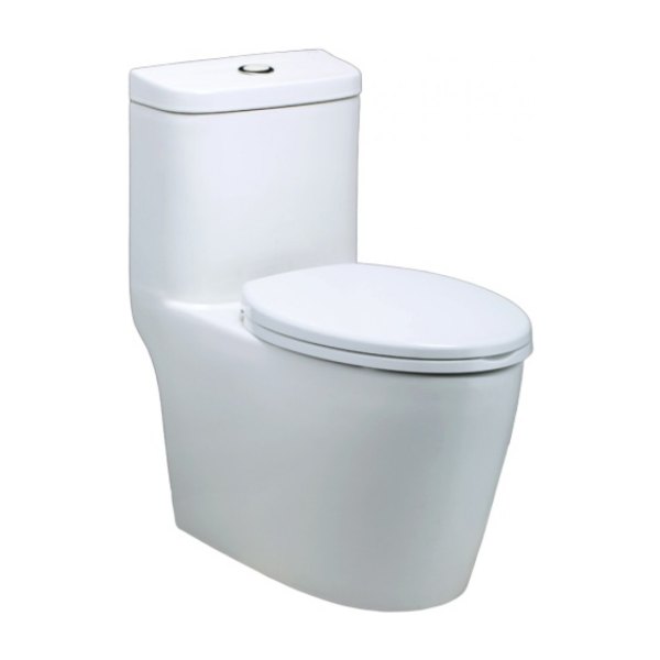 Bồn Cầu CAESAR CD1364 1 Khối Nắp Êm