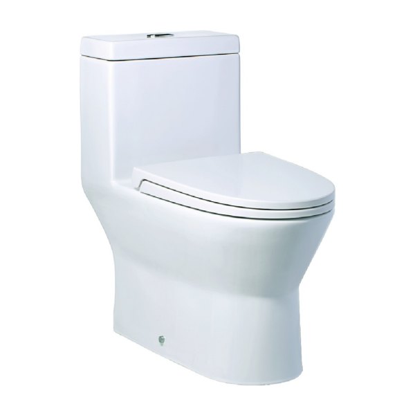Bồn Cầu CAESAR CD1374 1 Khối Nắp Êm