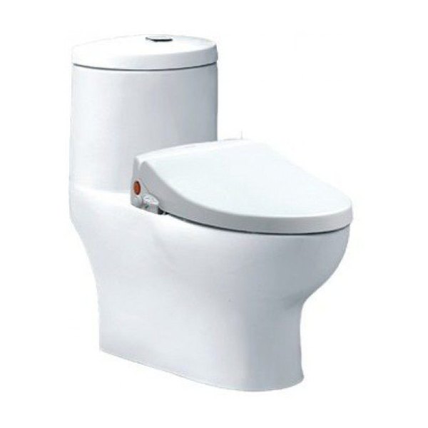 Bồn Cầu CAESAR CD1375/TAF050 1 Khối Nắp Rửa Cơ
