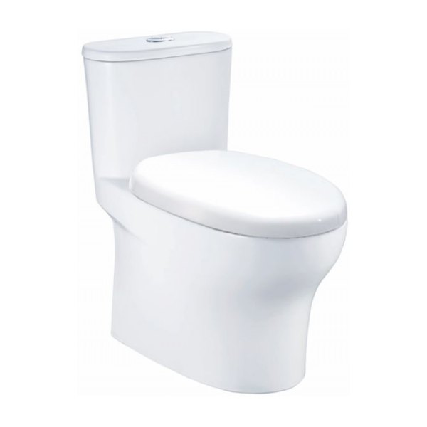 Bồn Cầu CAESAR CD1394 1 Khối Nắp Êm