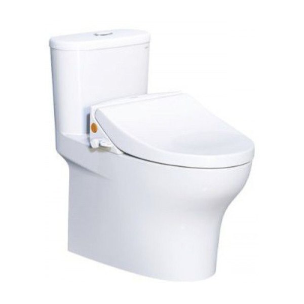 Bồn Cầu CAESAR CD1394/TAF050 1 Khối Nắp Rửa Cơ