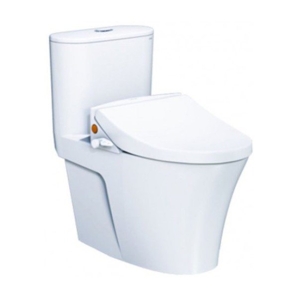 Bồn Cầu CAESAR CD1395/TAF050 1 Khối Nắp Rửa Cơ