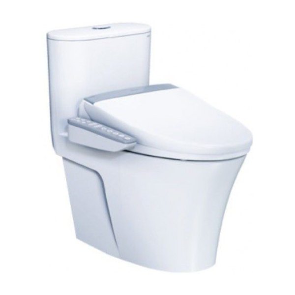Bồn Cầu CAESAR CD1395/TAF200H 1 Khối Nắp Điện Tử