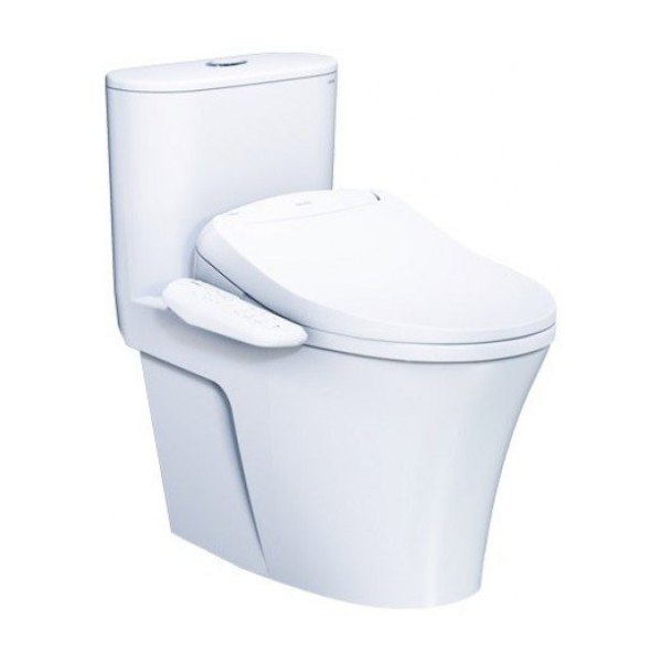 Bồn Cầu CAESAR CD1395/TAF400H 1 Khối Nắp Điện Tử