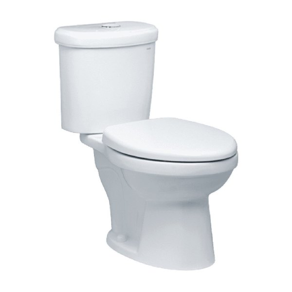 Bồn Cầu CAESAR CT1338 2 Khối Nắp Êm Xả Nhấn 1 Chế Độ