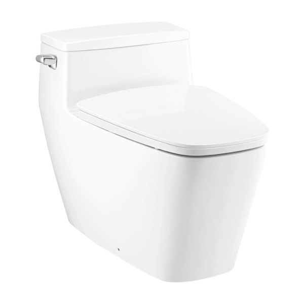 Bồn Cầu COTTO C101907 1 Khối Nắp Êm Xả Gạt