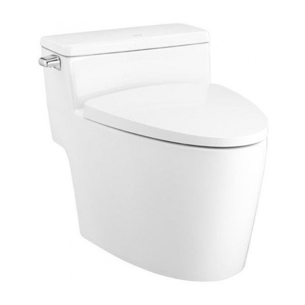 Bồn Cầu COTTO C105257 1 Khối Nắp Êm Xả Gạt