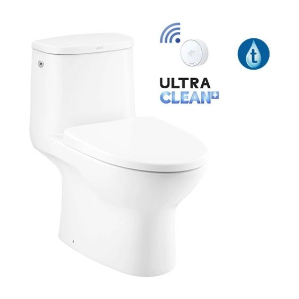 Bồn Cầu COTTO C105327 2 Khối Cảm Ứng Không Chạm