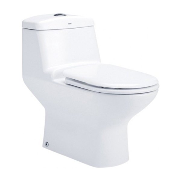 Bồn Cầu COTTO C1111 1 Khối Victor Xả Nhấn