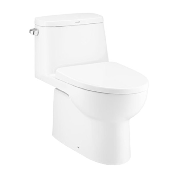 Bồn Cầu COTTO C1142 1 Khối Nắp Êm Xả Gạt