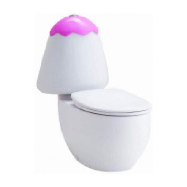 Bồn Cầu COTTO C15037 RA 2 Khối Trẻ Em Nắp Êm