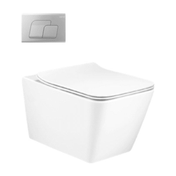 Bồn Cầu COTTO SC197627(F) Treo Tường Nắp Êm