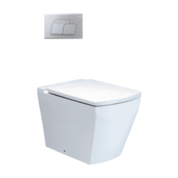 Bồn Cầu COTTO SC19847(F) Đặt Sàn Nắp Êm