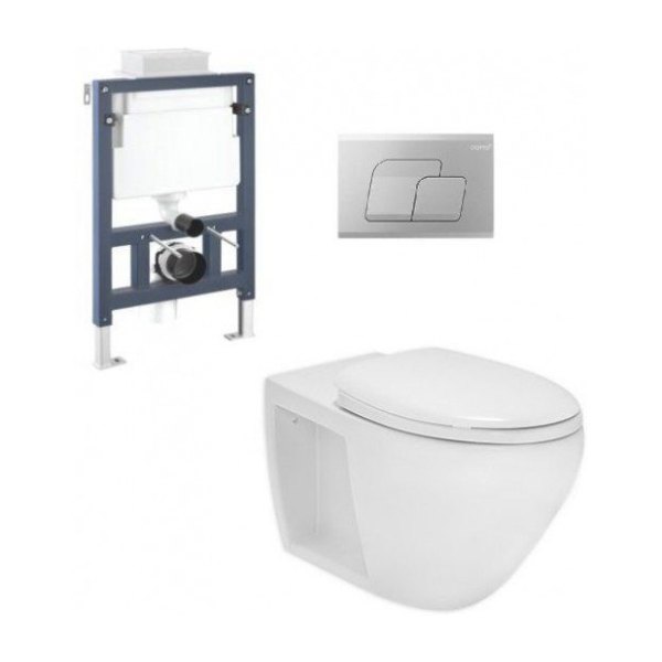 Bồn Cầu COTTO SC198517(F) Treo Tường Nắp Êm