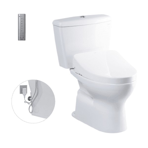 Bồn Cầu Điện Tử TOTO CS300DRW11#W Kèm Nắp Rửa Điện Tử WASHLET Dòng S7 - TCF4911Z (220V)
