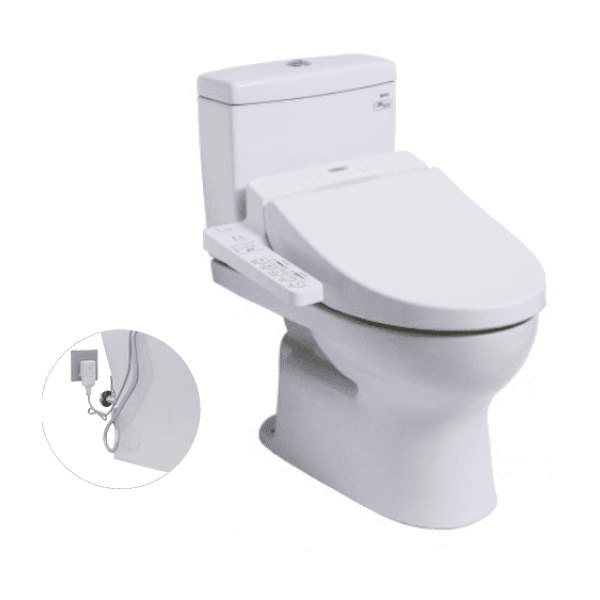 Bồn Cầu Điện Tử TOTO CS320DRW7#W Kèm Nắp Rửa Điện Tử WASHLET Dòng C2 - TCF6631A (220V)