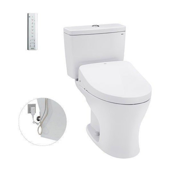 Bồn Cầu Điện Tử TOTO CS735DW11#XW Kèm Nắp Rửa Điện Tử WASHLET Dòng S7 - TCF4911Z (220V)