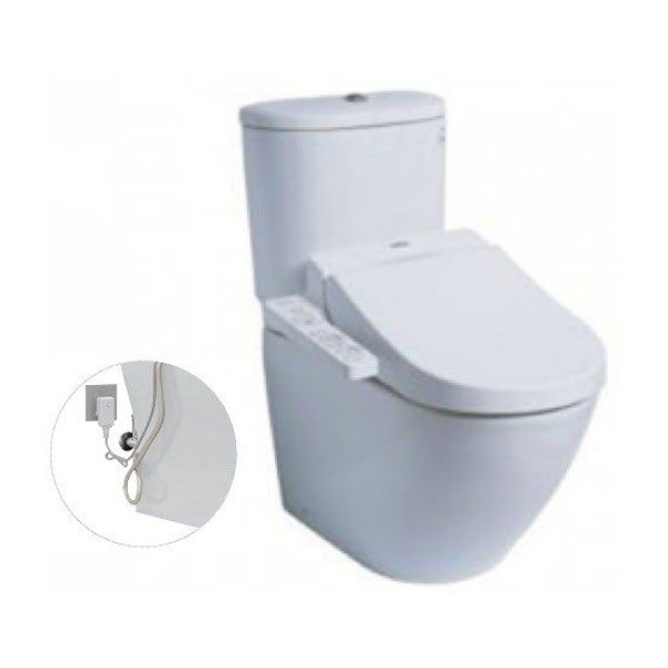 Bồn Cầu Điện Tử TOTO CS761DW8#XW Kèm Nắp Rửa Điện Tử WASHLET Dòng C2 - TCF6632A (220V)