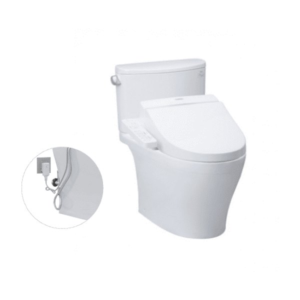 Bồn Cầu Điện Tử TOTO CS767RW7#XW Kèm Nắp Rửa Điện Tử WASHLET Dòng C2 - TCF6631A (220V)