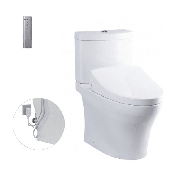 Bồn Cầu Điện Tử TOTO CS769DRW11#XW Kèm Nắp Rửa Điện Tử WASHLET Dòng S7 - TCF4911Z (220V)