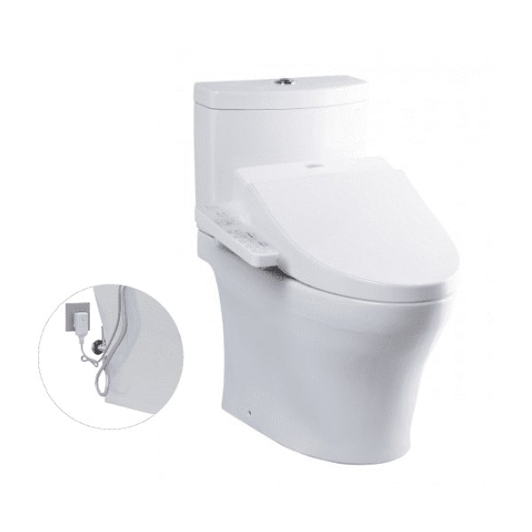 Bồn Cầu Điện Tử TOTO CS769DRW7#XW Kèm Nắp Rửa Điện Tử WASHLET Dòng C2 - TCF6631A (220V)