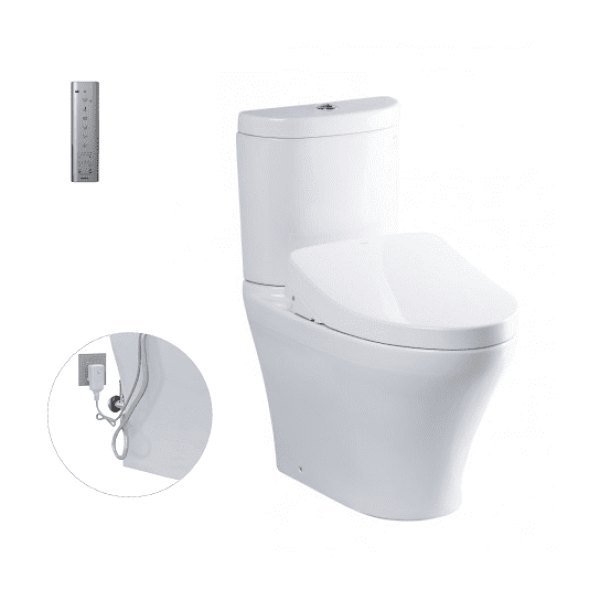 Bồn Cầu Điện Tử TOTO CS818DW11#XW Kèm Nắp Rửa Điện Tử WASHLET Dòng S7 - TCF4911Z (220V)
