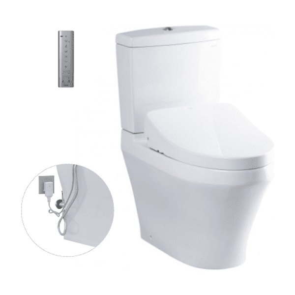 Bồn Cầu Điện Tử TOTO CS945DNW11#XW Kèm Nắp Rửa Điện Tử WASHLET Dòng S7 - TCF4911Z (220V)