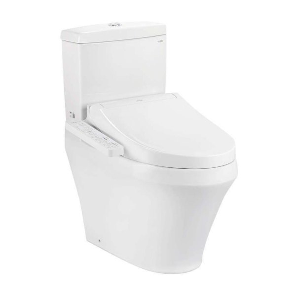 Bồn Cầu Điện Tử TOTO CS945DNW16#XW Kèm Nắp Rửa Điện Tử WASHLET Dòng C2 - TCF23410AAA (220V)