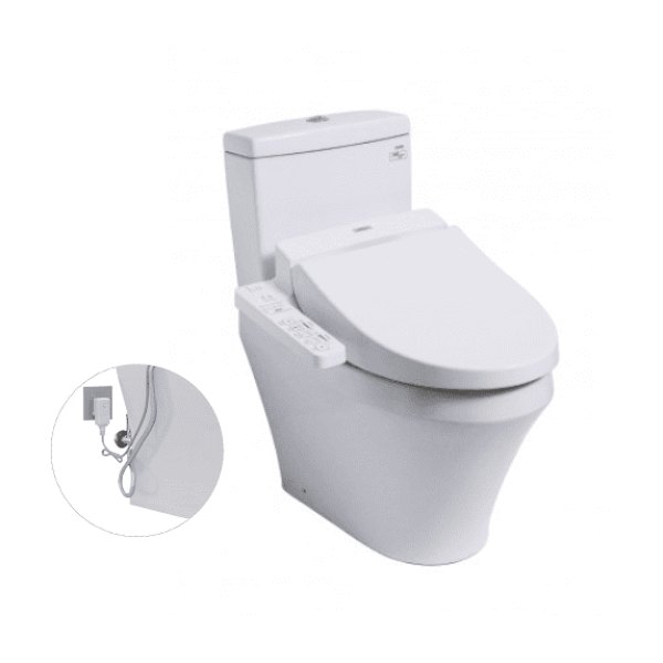 Bồn Cầu Điện Tử TOTO CS945DNW7#XW Kèm Nắp Rửa Điện Tử WASHLET Dòng C2 - TCF6631A (220V)