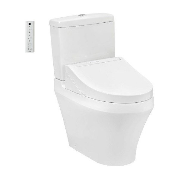 Bồn Cầu Điện Tử TOTO CS948CDW15#XW Kèm Nắp Rửa Điện Tử WASHLET (Loại Giấu Dây) Dòng C5 - TCF24460AAA (220V)
