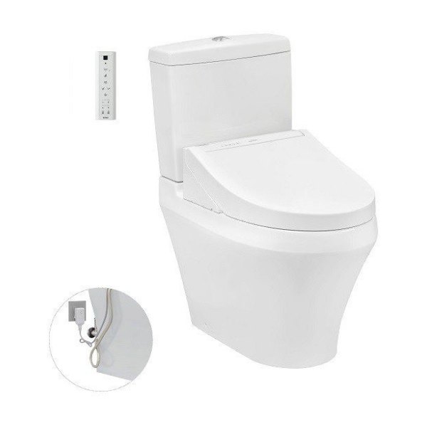 Bồn Cầu Điện Tử TOTO CS948DW14#XW Kèm Nắp Rửa Điện Tử WASHLET Dòng C5 - TCF24410AAA (220V)