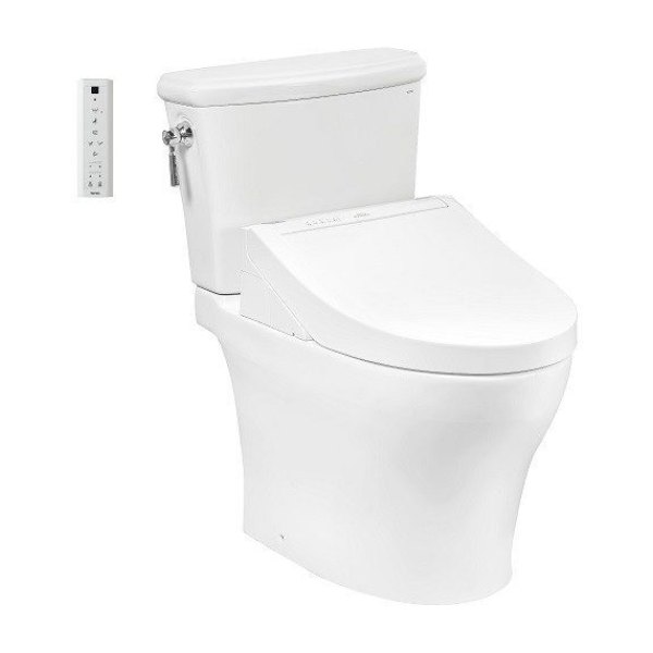 Bồn Cầu Điện Tử TOTO CS986CGW15#XW Kèm Nắp Rửa Điện Tử WASHLET (Loại Giấu Dây) Dòng C5 - TCF24460AAA (220V)