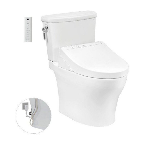 Bồn Cầu Điện Tử TOTO CS986GW14#XW Kèm Nắp Rửa Điện Tử WASHLET Dòng C5 - TCF24410AAA (220V)