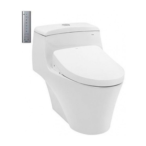 Bồn Cầu Điện Tử TOTO CW823REAW12#W/T53P100VR Kèm Nắp Rửa Điện Tử WASHLET (Loại Giấu Dây) Dòng S7 - TCF4911EZ (220V)