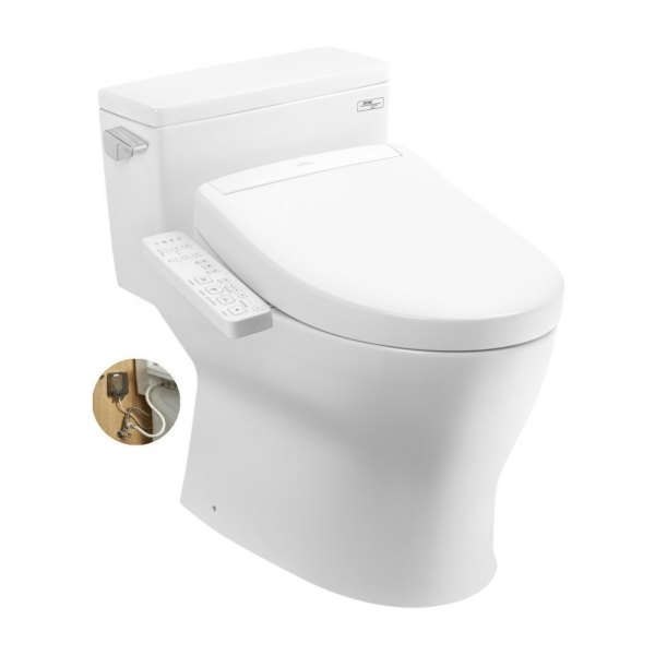 Bồn Cầu Điện Tử TOTO MS188VKW24#XW Nắp Rửa Washlet TCF33461GAA S2