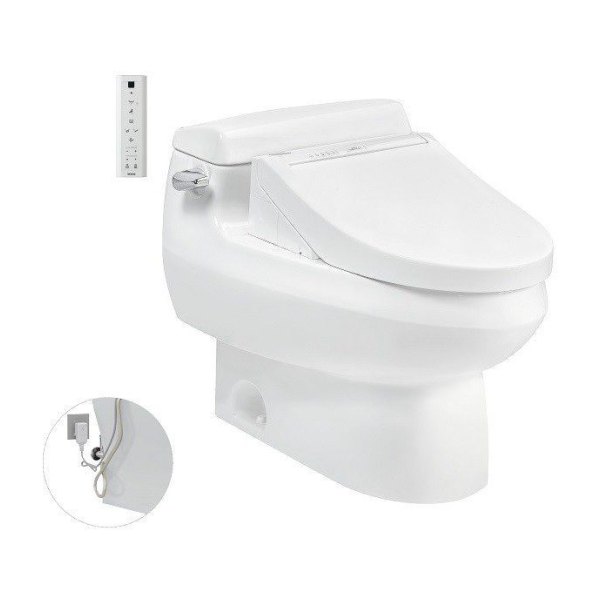 Bồn Cầu Điện Tử TOTO MS688W14#XW Kèm Nắp Rửa Điện Tử WASHLET Dòng C5 - TCF24410AAA (220V)