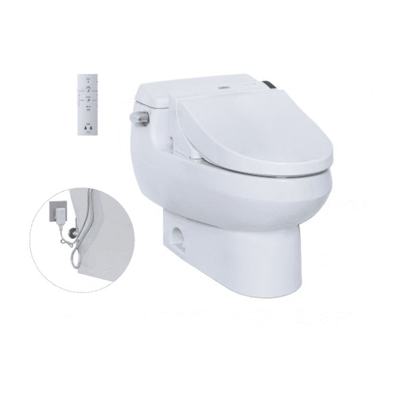 Bồn Cầu Điện Tử TOTO MS688W6#XW Kèm Nắp Rửa Điện Tử WASHLET Dòng C5 - TCF6531Z (220V)