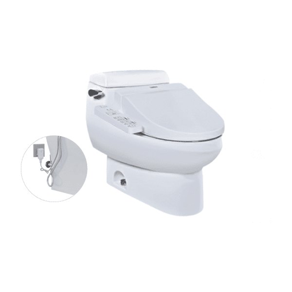 Bồn Cầu Điện Tử TOTO MS688W7#XW Kèm Nắp Rửa Điện Tử WASHLET Dòng C2 - TCF6631A (220V)