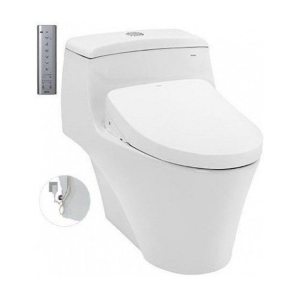 Bồn Cầu Điện Tử TOTO MS823DRW11#XW Kèm Nắp Rửa Điện Tử WASHLET Dòng S7 - TCF4911Z (220V)