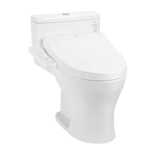 Bồn Cầu Điện Tử TOTO MS855CDW17#XW Kèm Nắp Rửa Điện Tử WASHLET (Loại Giấu Dây) Dòng C2 - TCF23460AAA (220V)