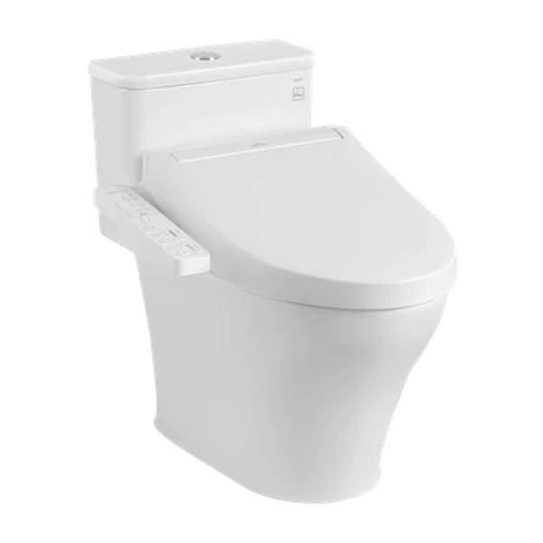 Bồn cầu điện tử TOTO MS857CDW17 1 khối kèm nắp rửa điện tử WASHLET dòng C2 – TCF23460AAA